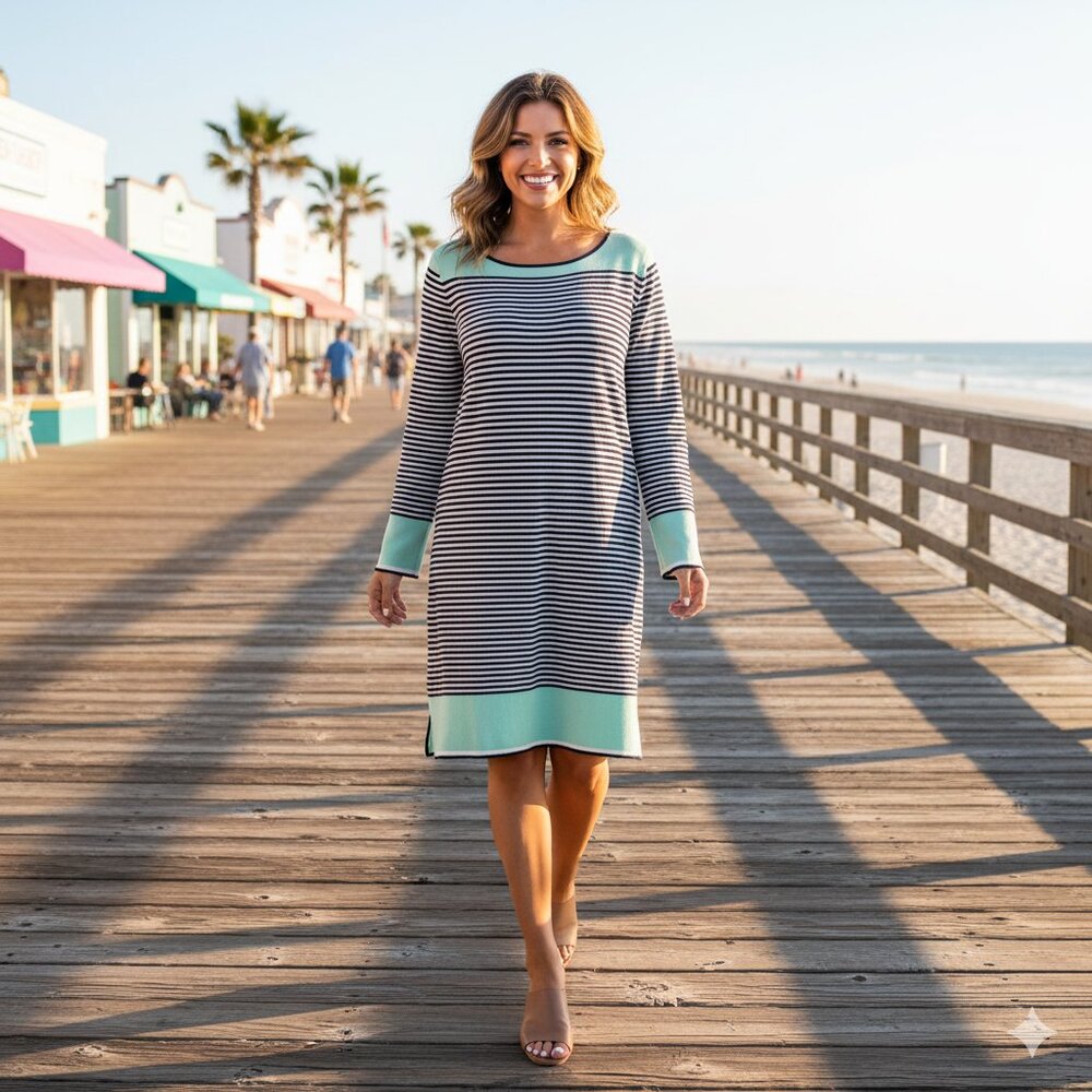 Sail To Sable Knit Dress